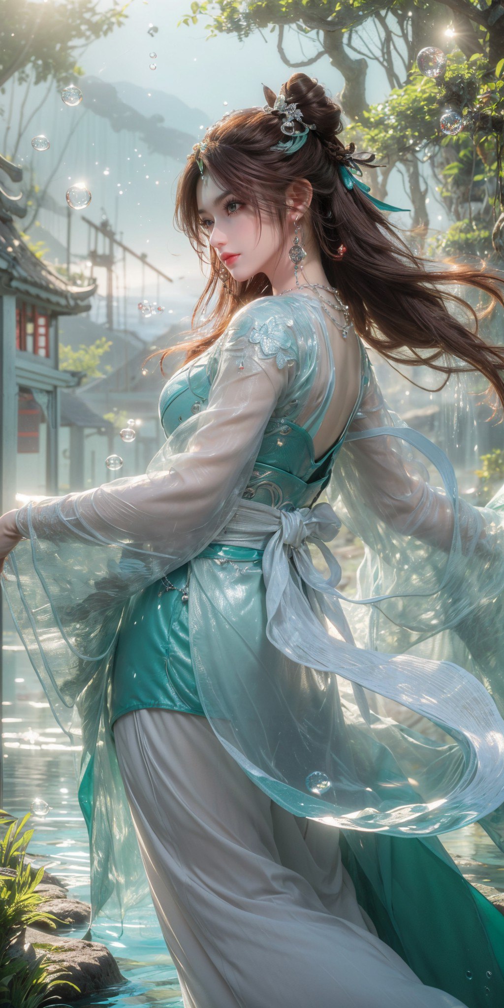 面对